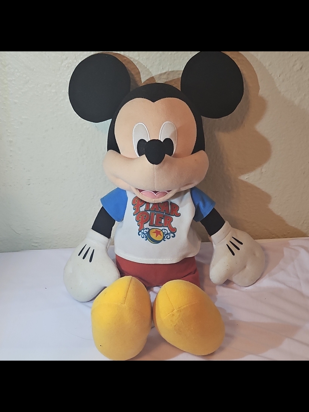 Disney Plush Item with Black, Red & Yellow Accents